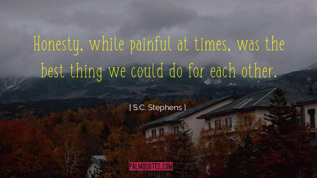 Losing Each Other quotes by S.C. Stephens