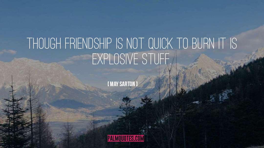 Losing Friendship quotes by May Sarton