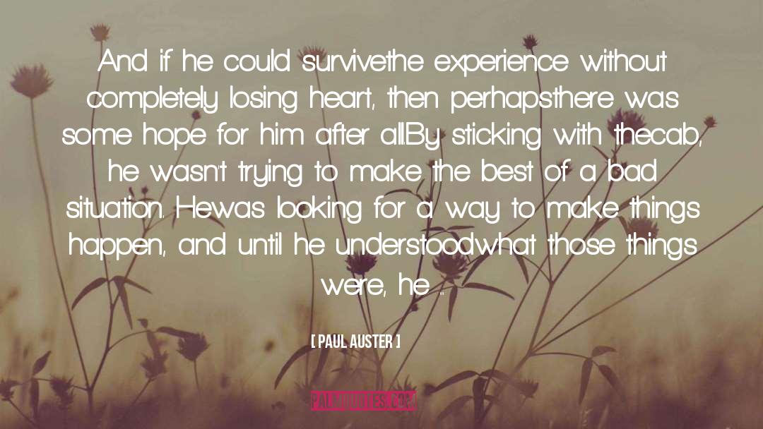 Losing Heart quotes by Paul Auster