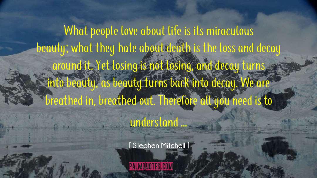 Losing Identity quotes by Stephen Mitchell