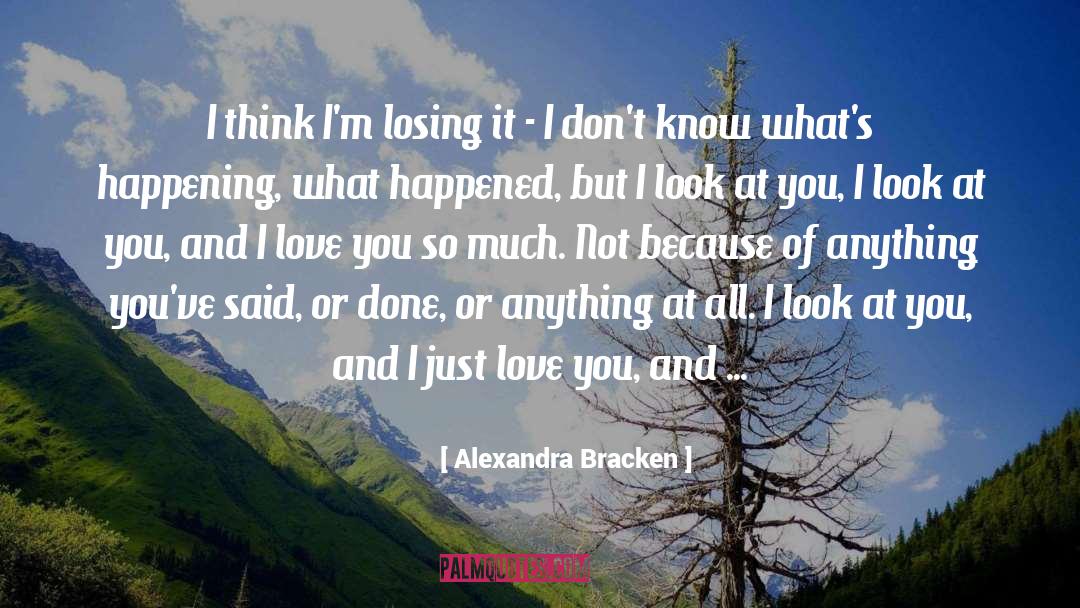 Losing Love quotes by Alexandra Bracken