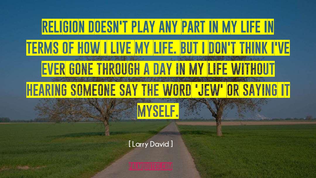 Losing My Religion quotes by Larry David