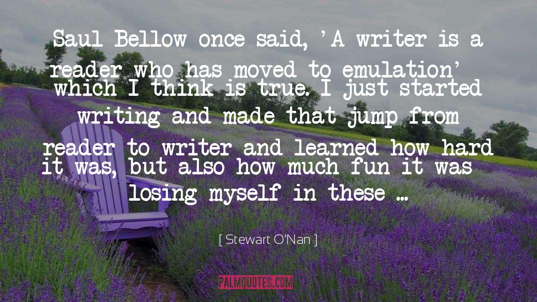 Losing Myself quotes by Stewart O'Nan