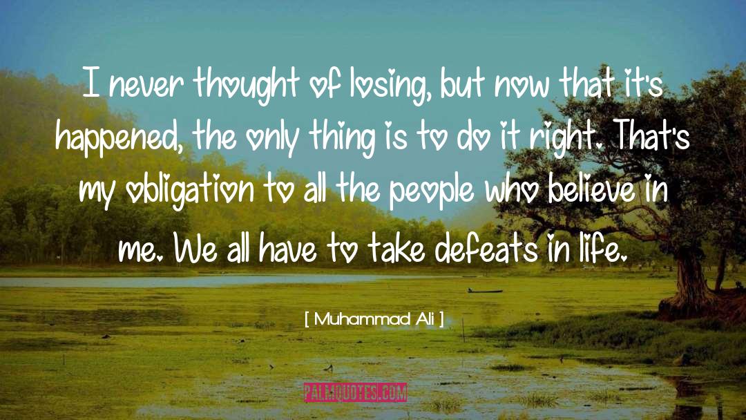Losing Self quotes by Muhammad Ali