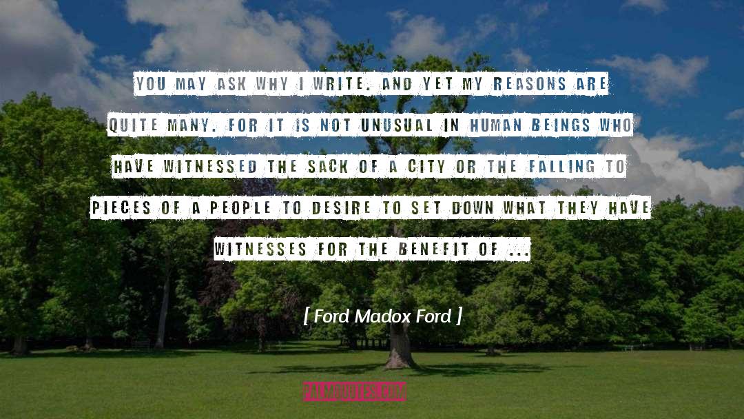 Losing Sight Of Who You Are quotes by Ford Madox Ford