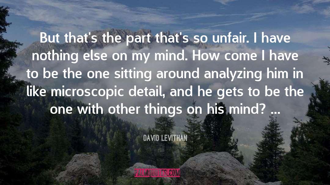 Losing The Mind quotes by David Levithan