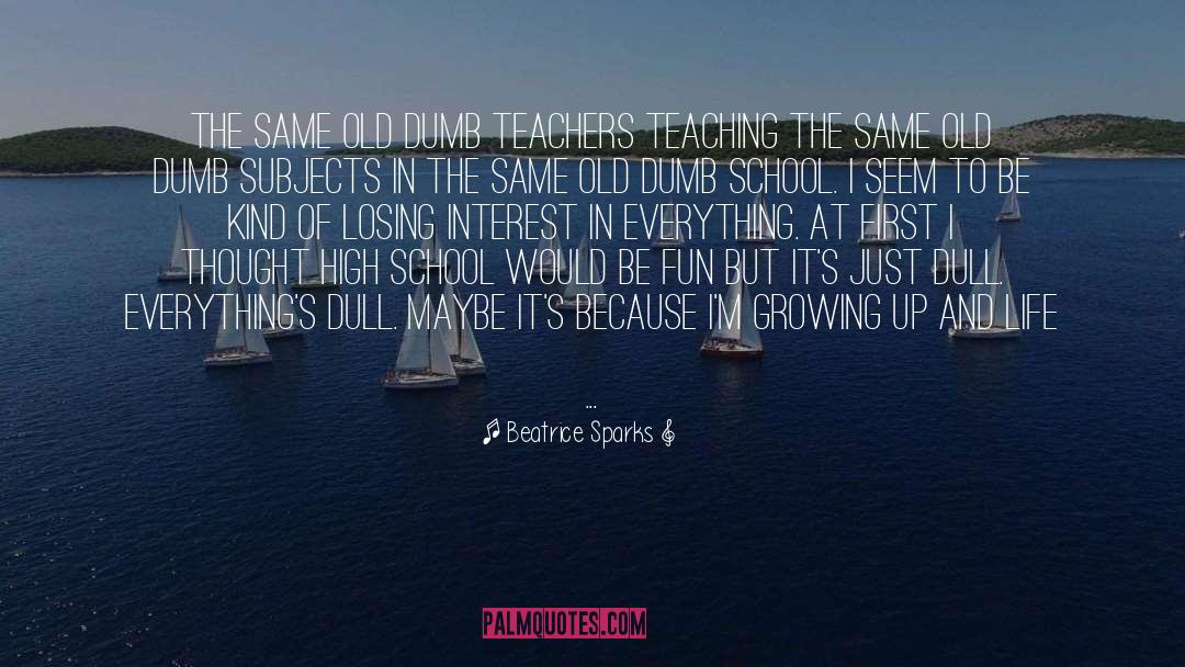 Losing Way quotes by Beatrice Sparks