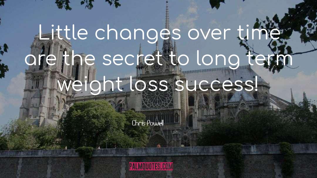 Losing Weight quotes by Chris Powell