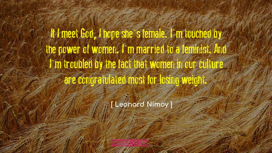 Losing Weight quotes by Leonard Nimoy