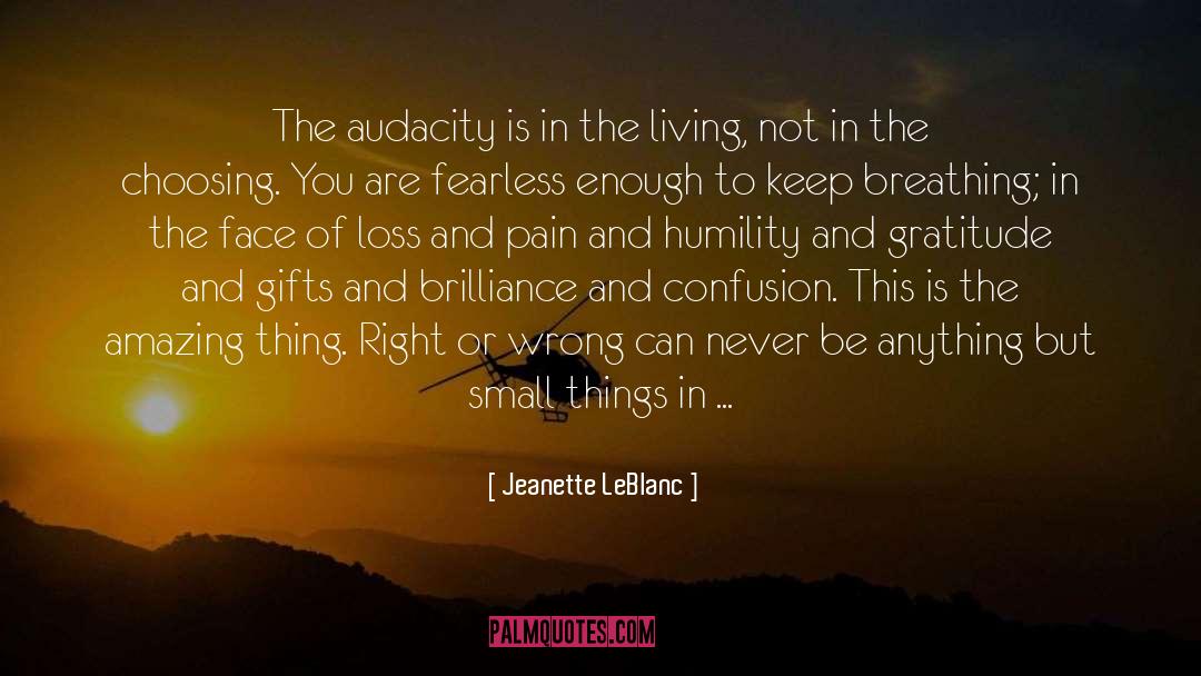 Loss And Pain quotes by Jeanette LeBlanc