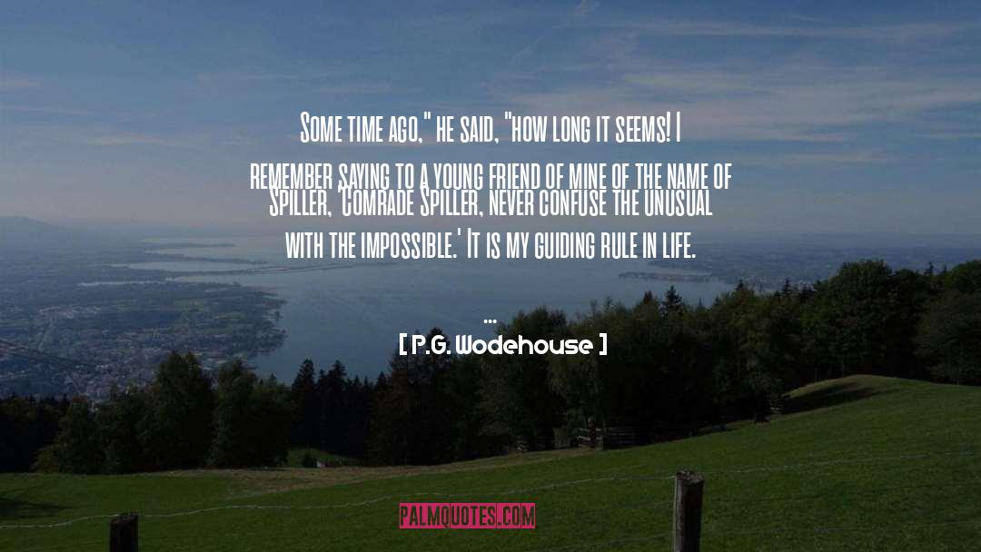 Loss Of A Friend quotes by P.G. Wodehouse