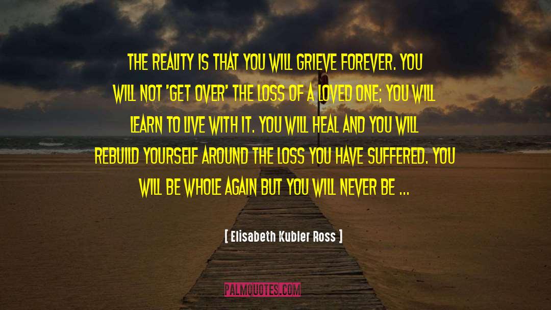 Loss Of A Loved One quotes by Elisabeth Kubler Ross
