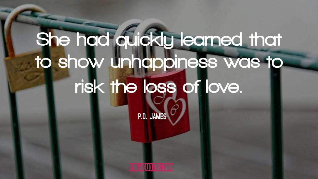Loss Of Love quotes by P.D. James