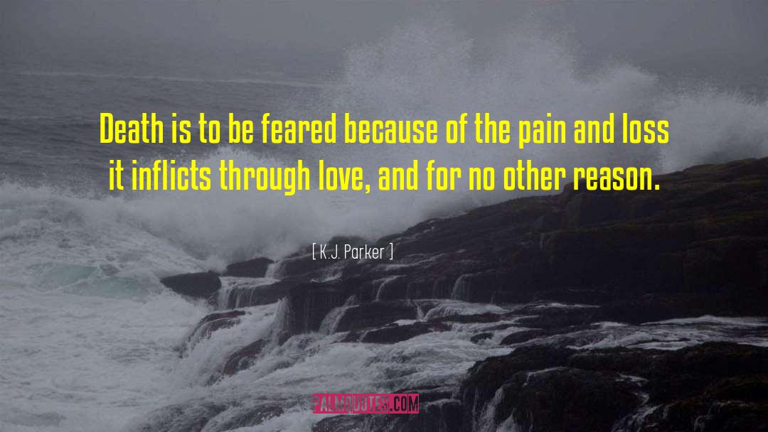 Loss Pain Drugs quotes by K.J. Parker