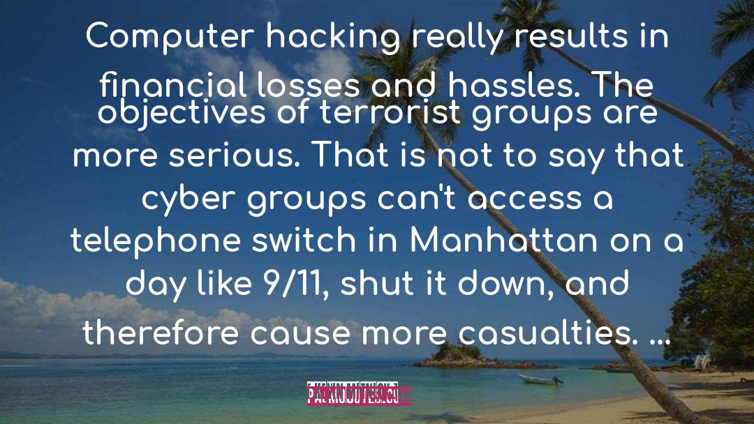 Losses quotes by Kevin Mitnick
