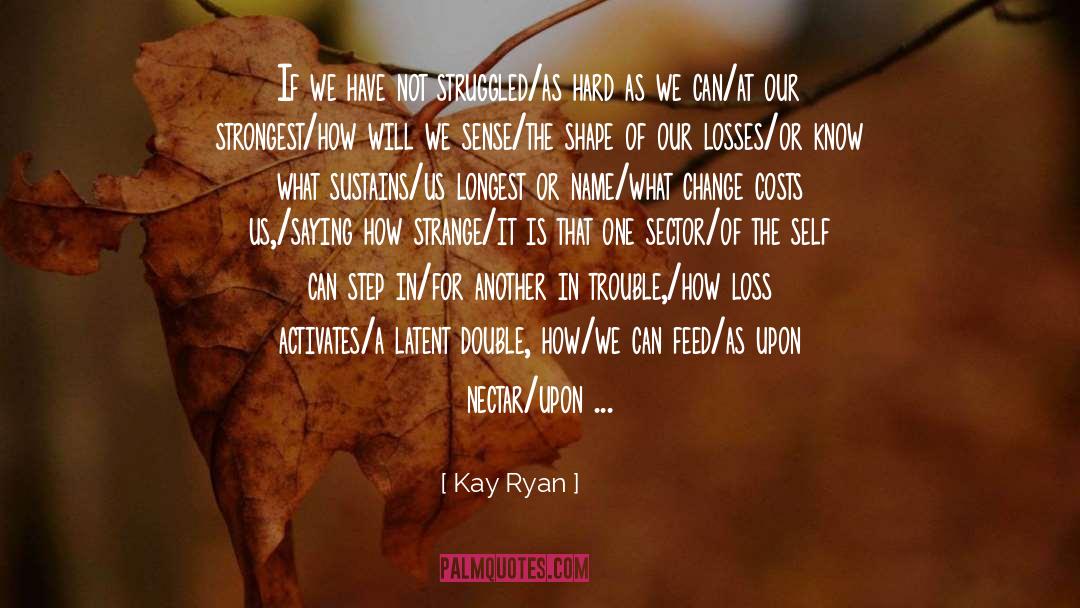 Losses quotes by Kay Ryan