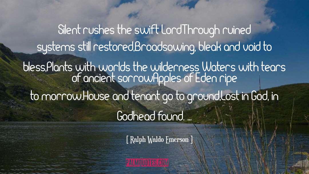 Lost And Found Bible quotes by Ralph Waldo Emerson