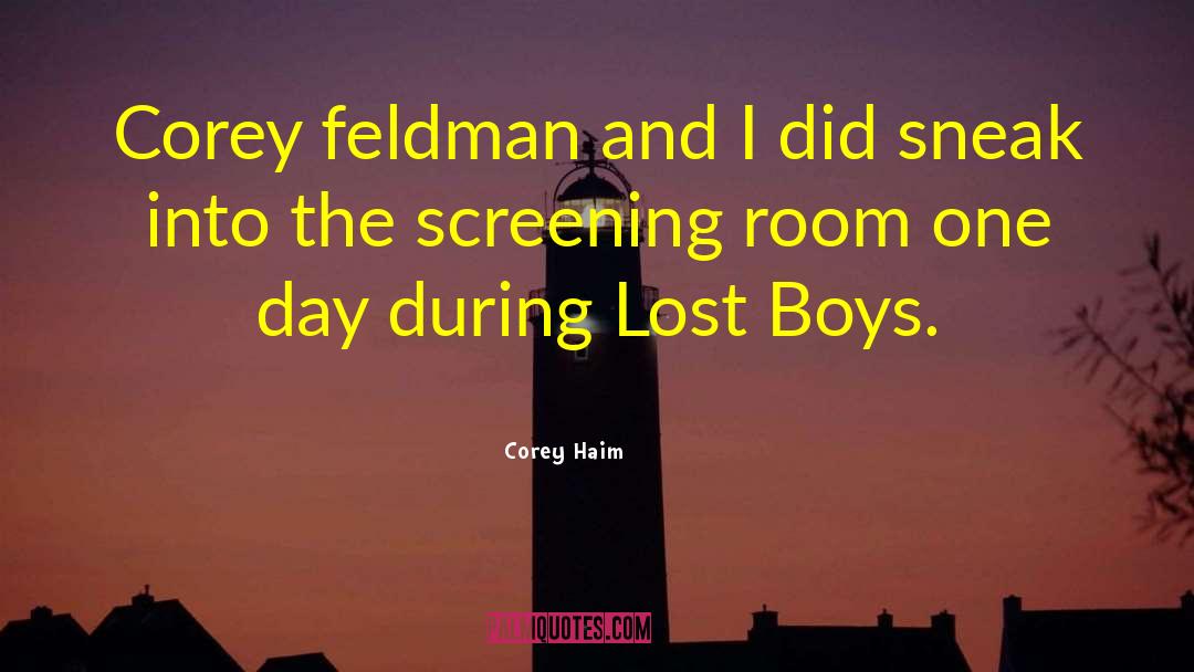 Lost Boys quotes by Corey Haim
