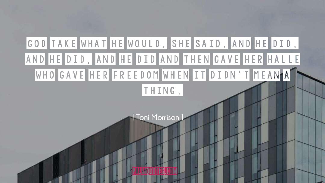 Lost Children quotes by Toni Morrison