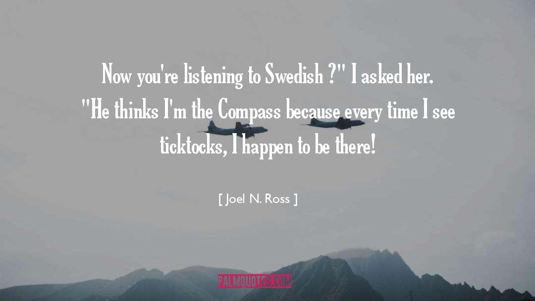 Lost Compass quotes by Joel N. Ross