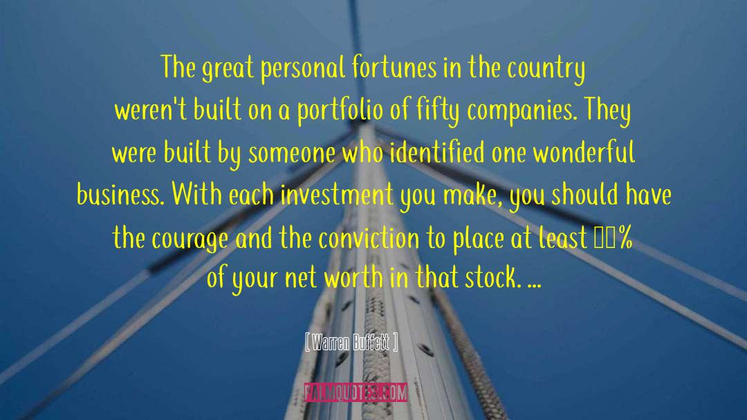 Lost Country quotes by Warren Buffett