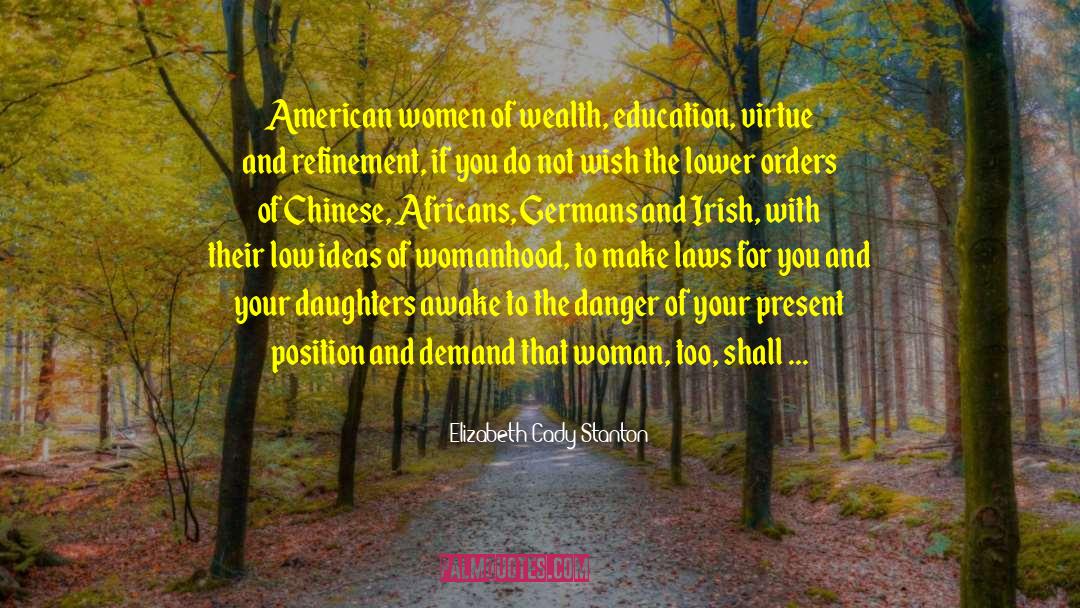 Lost Daughters quotes by Elizabeth Cady Stanton