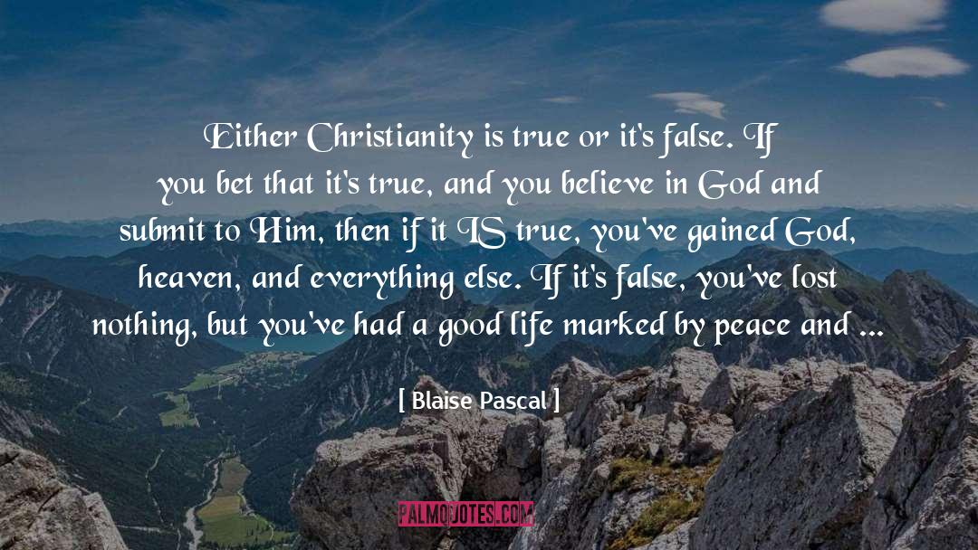 Lost Everything quotes by Blaise Pascal