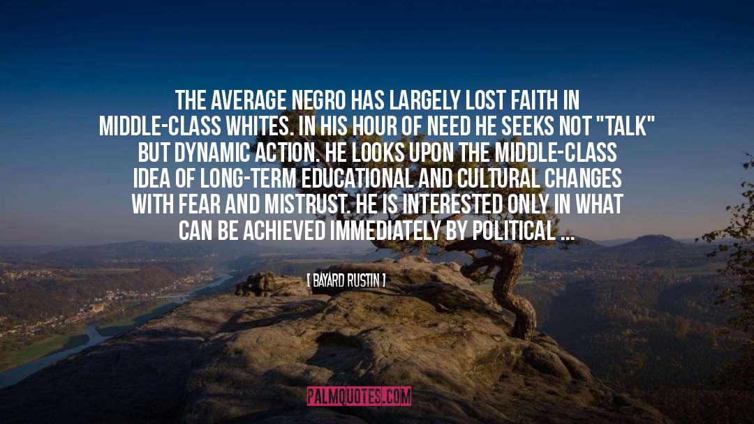 Lost Faith quotes by Bayard Rustin