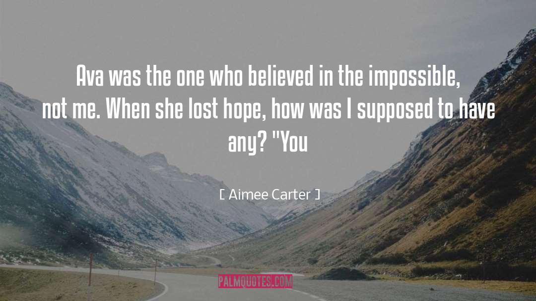 Lost Hope quotes by Aimee Carter