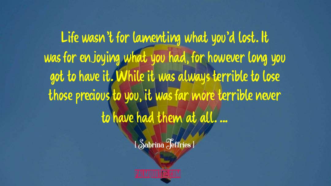 Lost It quotes by Sabrina Jeffries