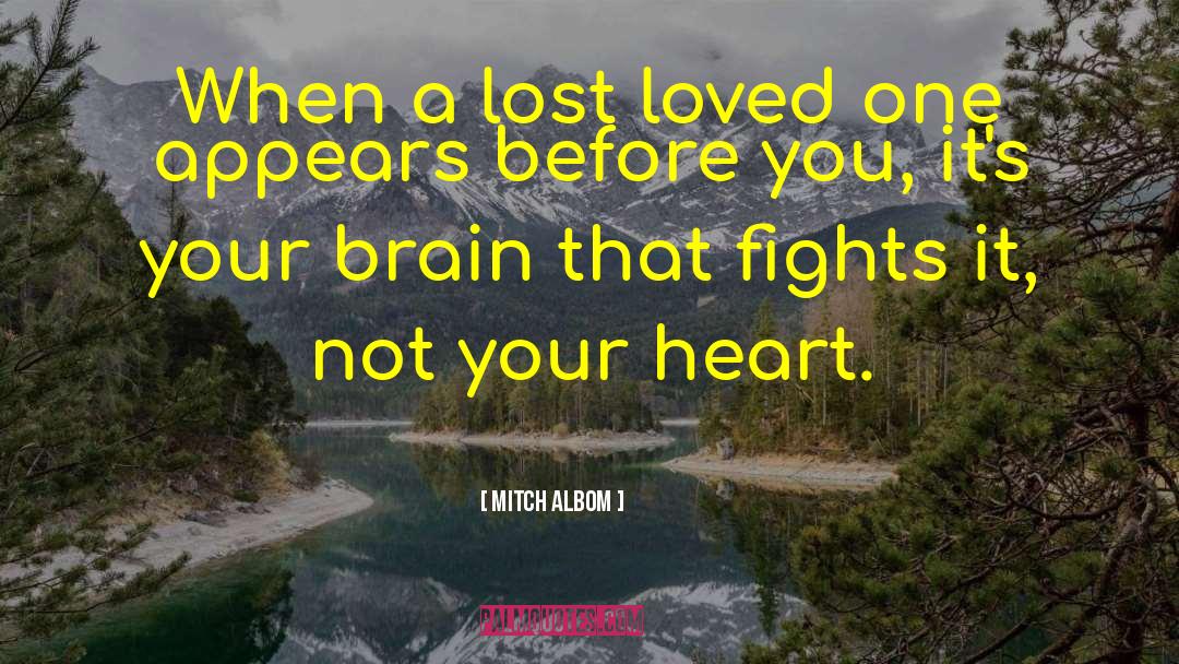 Lost Love quotes by Mitch Albom