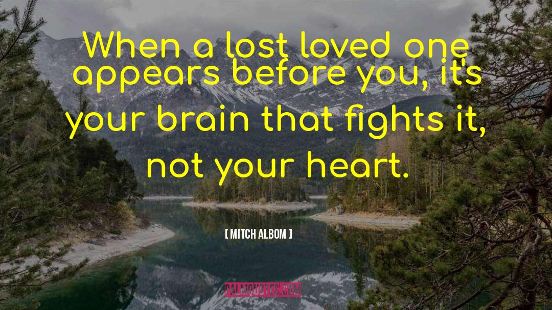 Lost Loved quotes by Mitch Albom