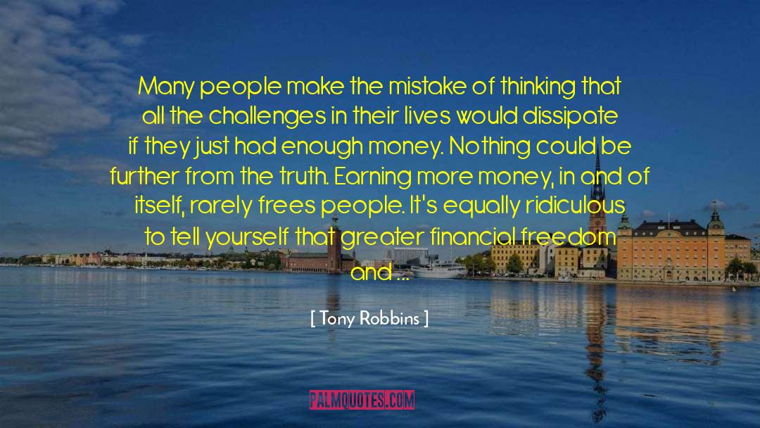 Lost Money quotes by Tony Robbins