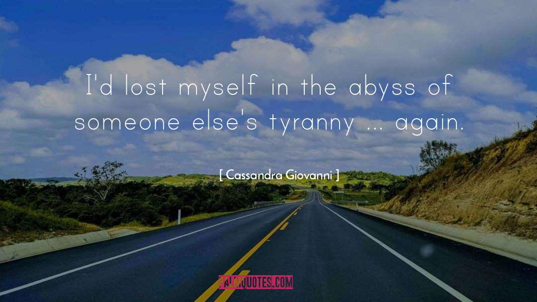 Lost Myself quotes by Cassandra Giovanni