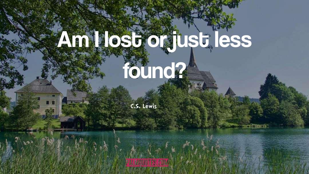 Lost quotes by C.S. Lewis