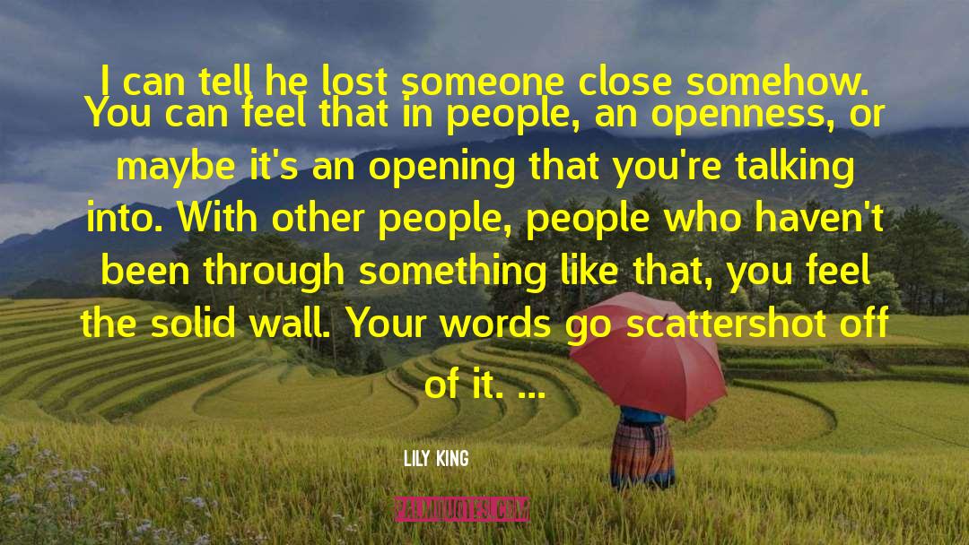 Lost Someone quotes by Lily King