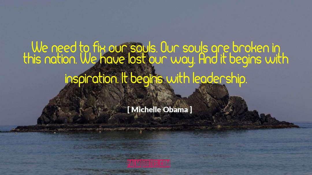 Lost Souls Revival quotes by Michelle Obama