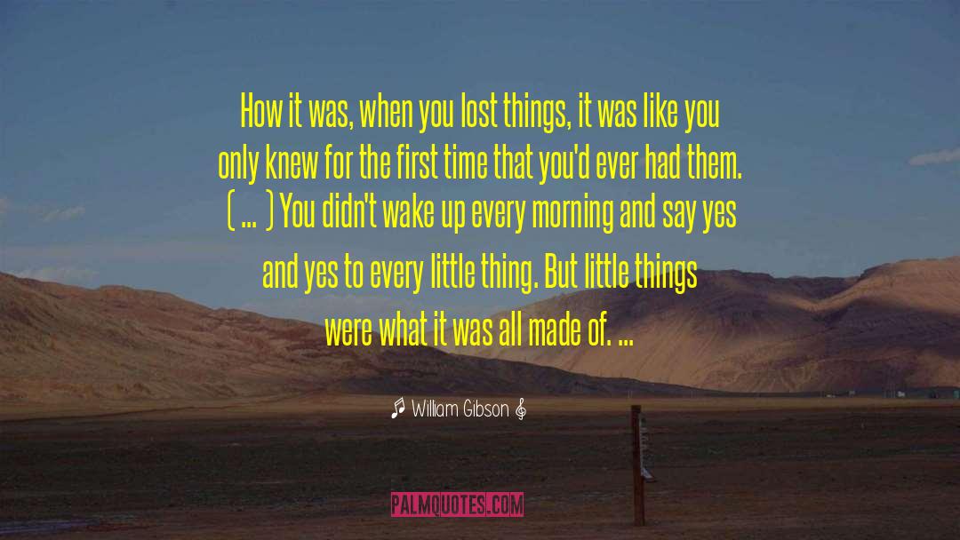 Lost Things quotes by William Gibson