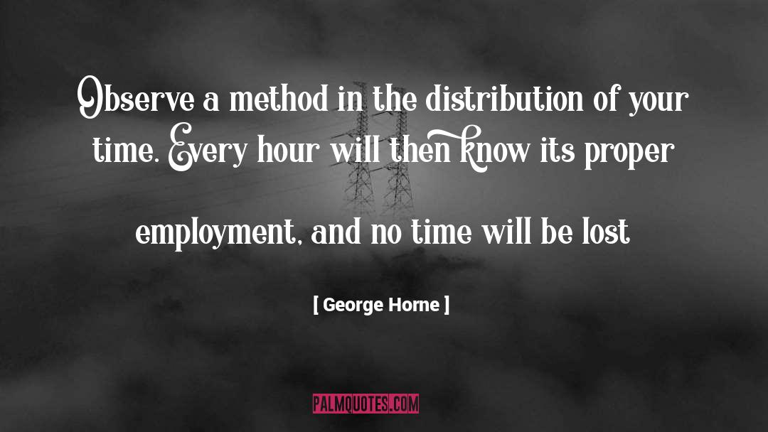 Lost Time quotes by George Horne