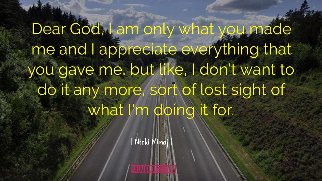 Lost Way quotes by Nicki Minaj