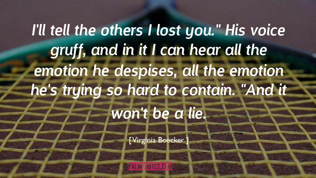 Lost You quotes by Virginia Boecker