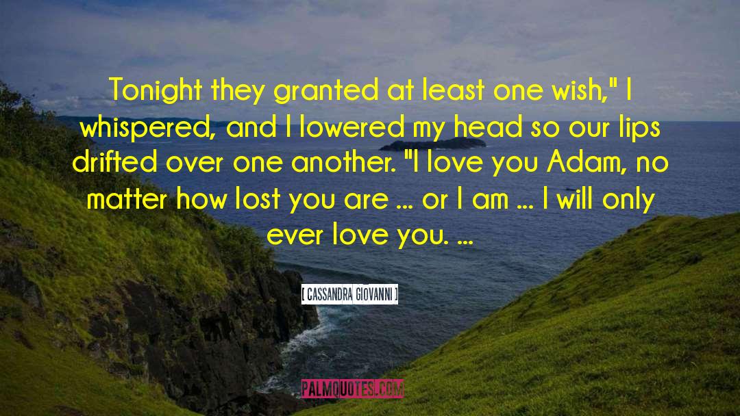 Lost You quotes by Cassandra Giovanni