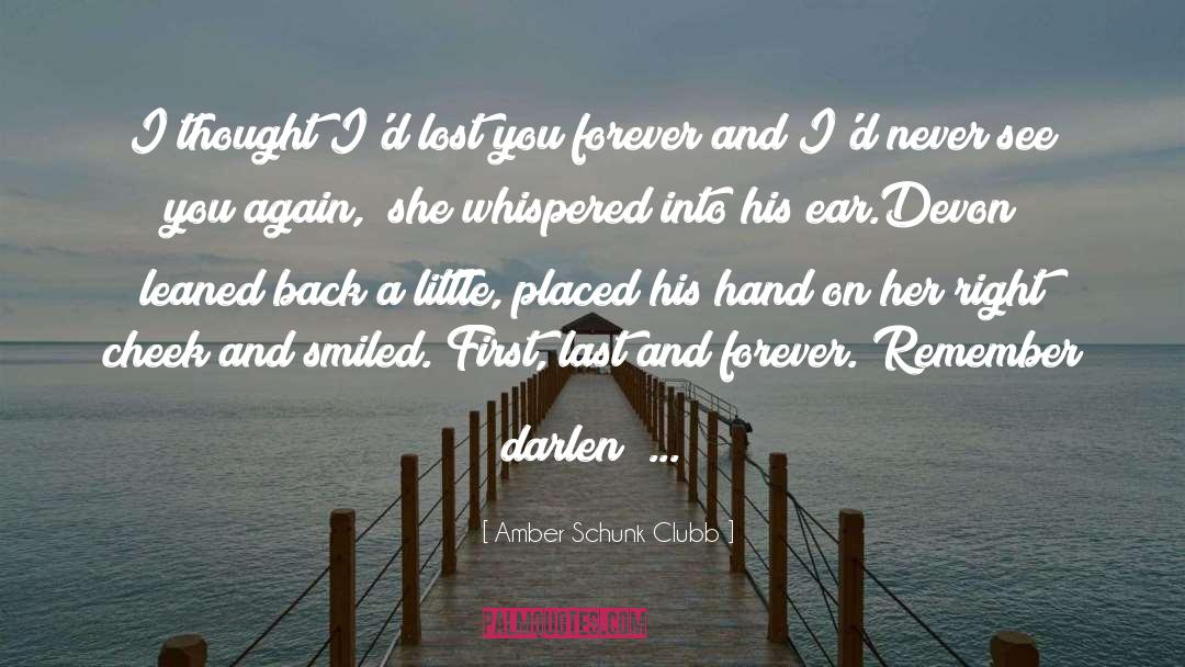 Lost You quotes by Amber Schunk Clubb