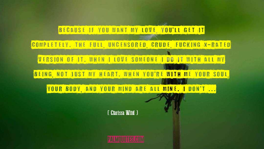 Lost Your Mind quotes by Clarissa Wild