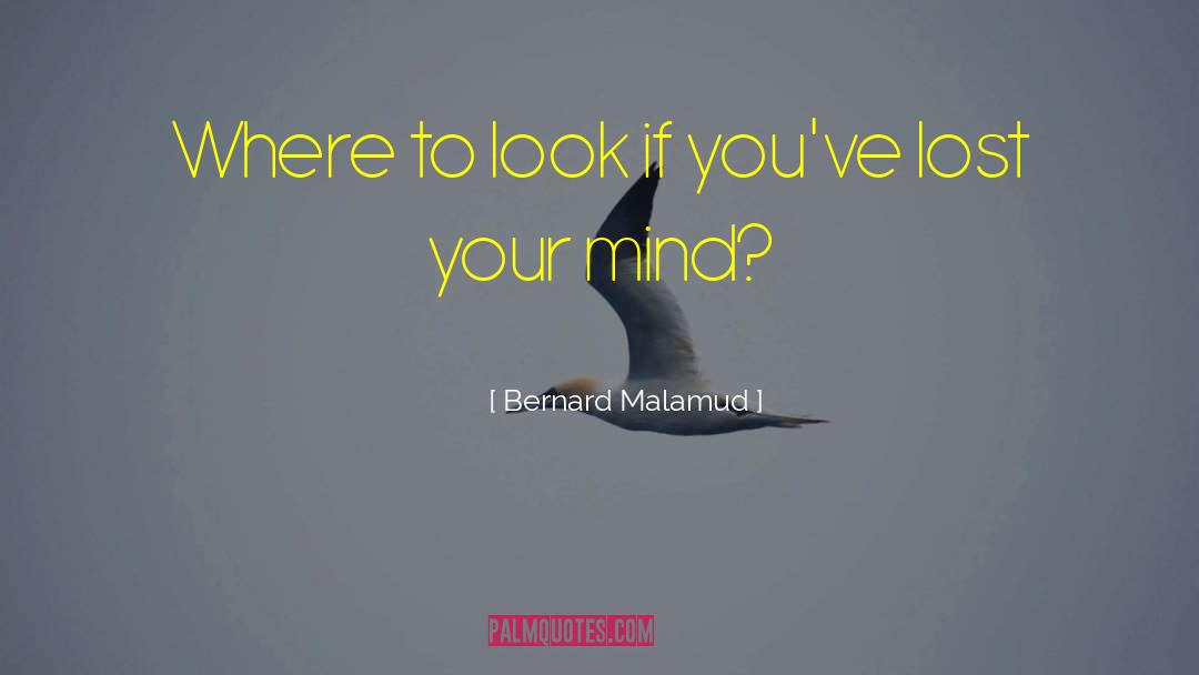 Lost Your Mind quotes by Bernard Malamud