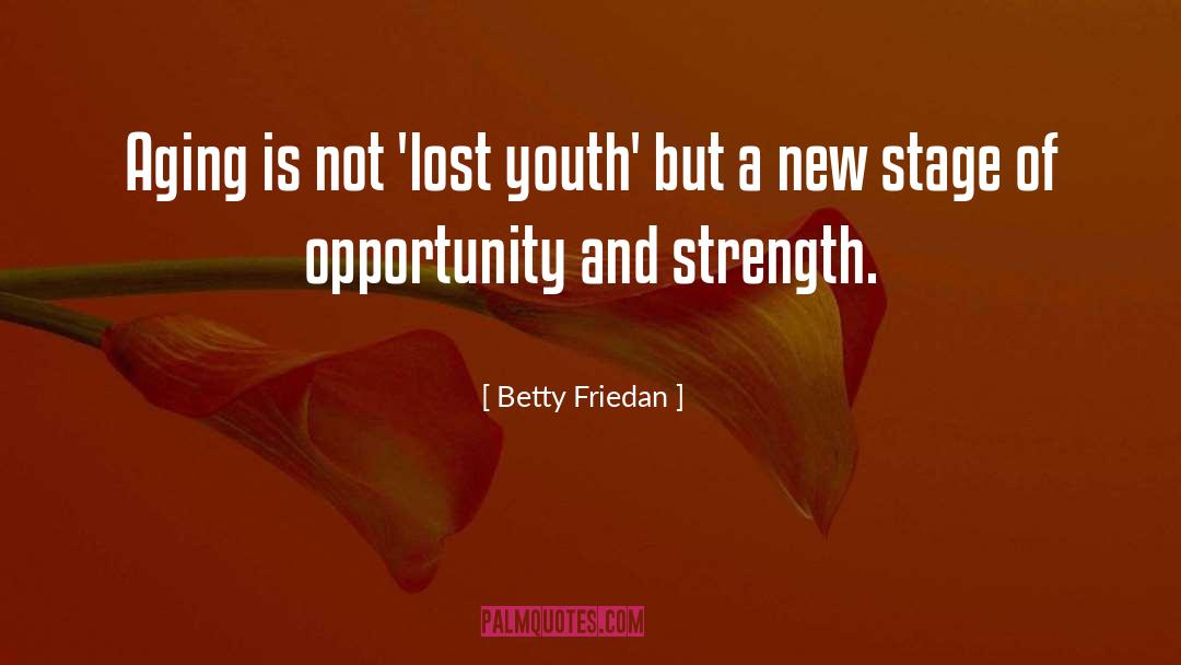 Lost Youth quotes by Betty Friedan