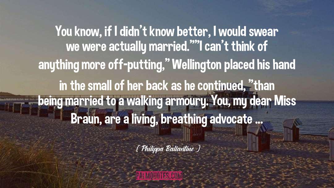 Lotis Wellington quotes by Philippa Ballantine