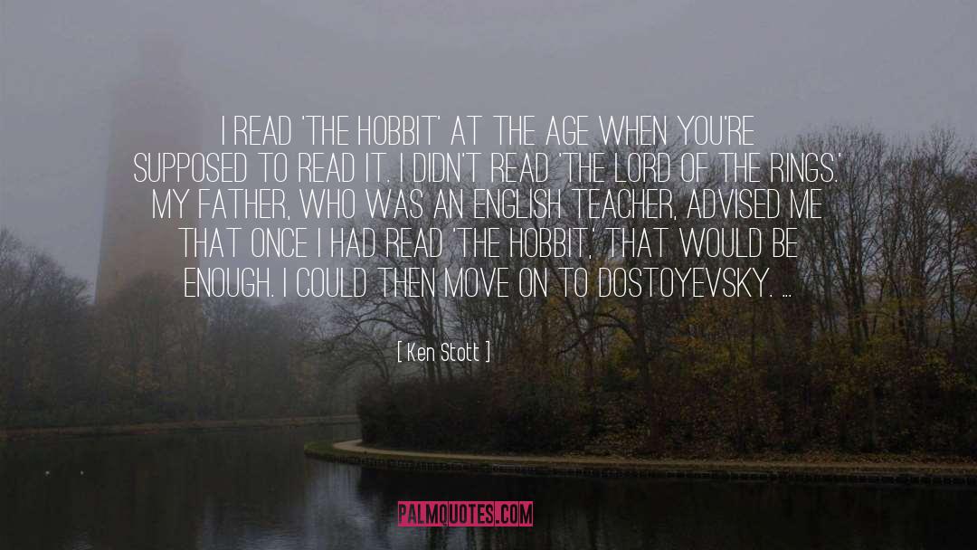 Lotr Lord Of The Rings quotes by Ken Stott