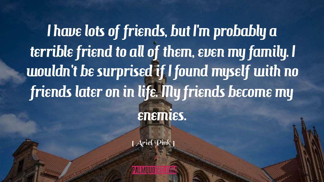 Lots Of Friends quotes by Ariel Pink