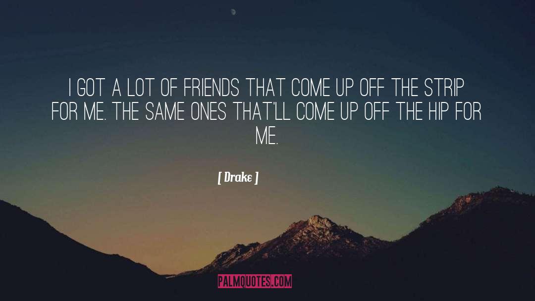 Lots Of Friends quotes by Drake